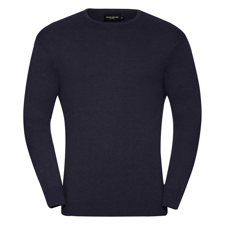 R717M-Mens Crew Neck Knitted Pullover